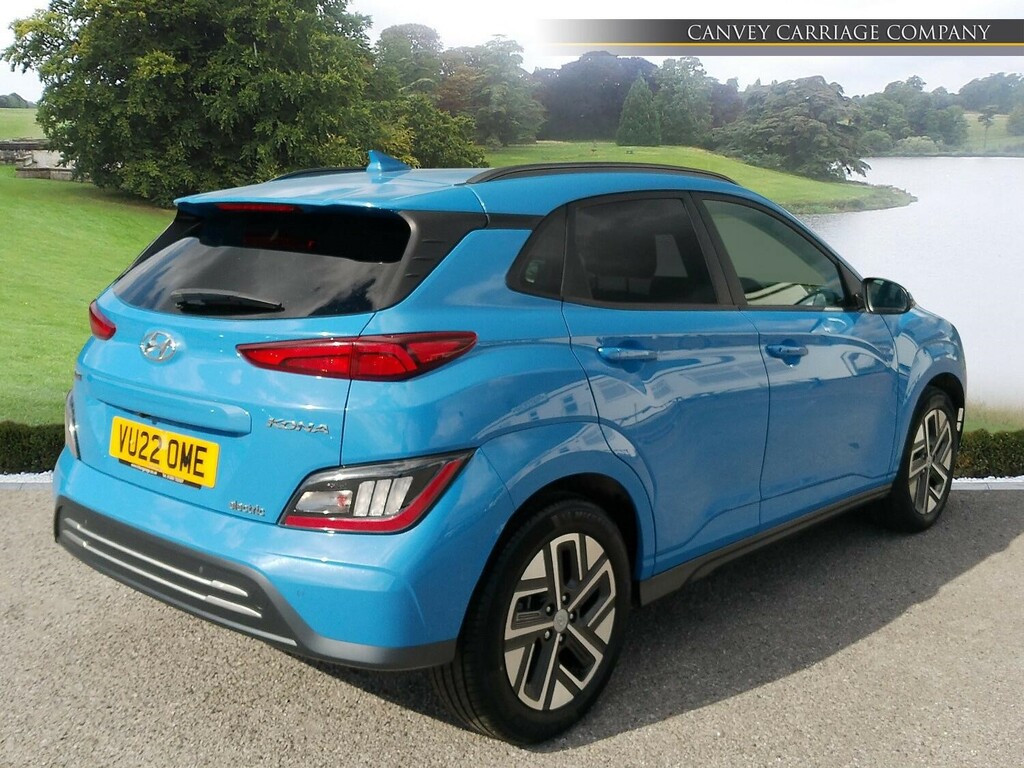 Hyundai Kona 39Kwh Premium 10.5Kw Charger VU22OME Blue #3