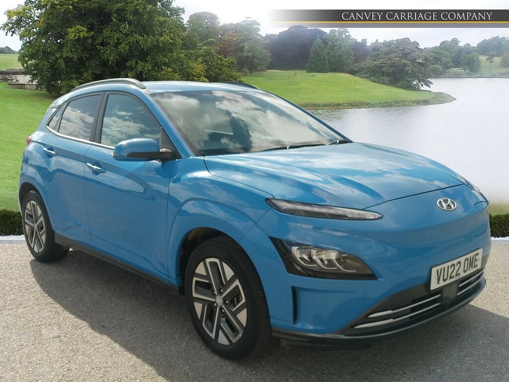 Hyundai Kona 39Kwh Premium 10.5Kw Charger Blue