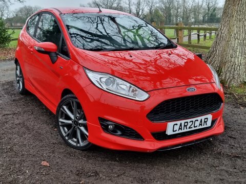 Ford Fiesta St-line New Cam Red