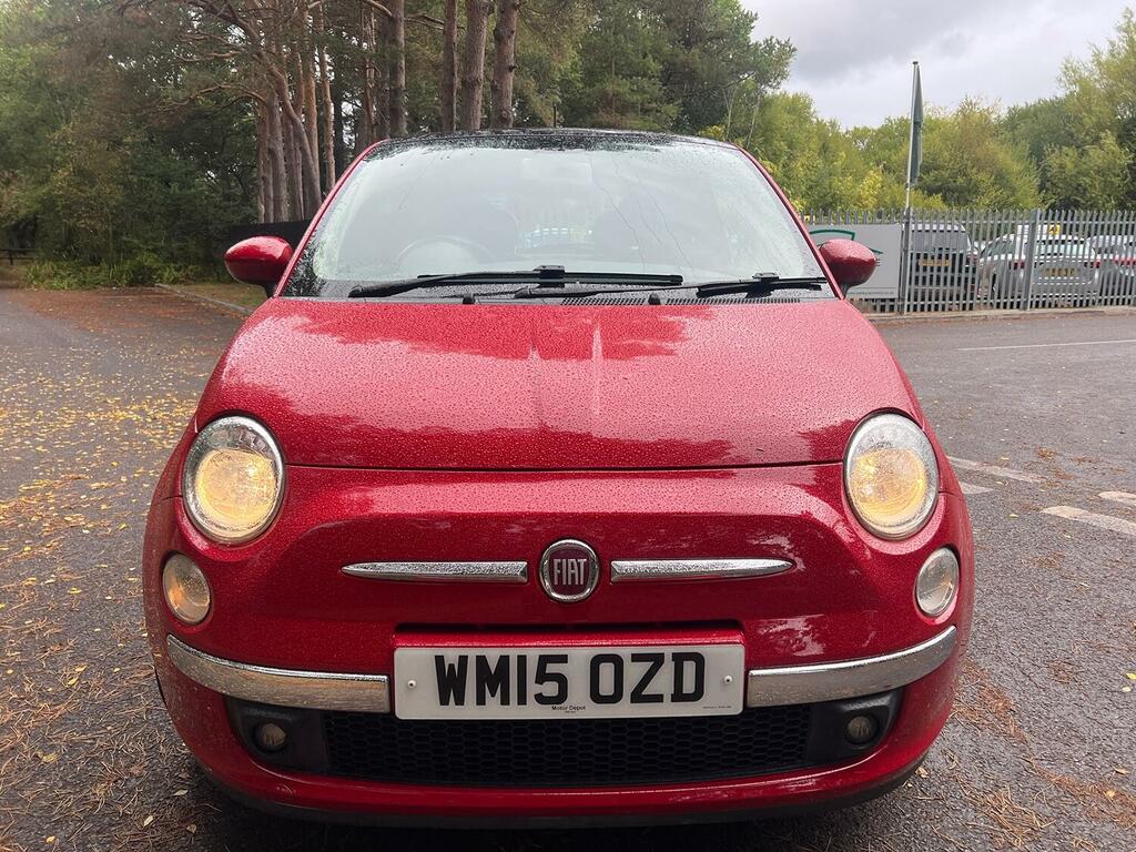 Fiat 500 1.2 500 1.2 69Hp Lounge 2015 2015 WM15OZD Red #2