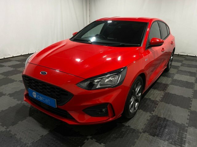 Ford Focus Ecoboost St-line Hatchback CF68OJO Red #3