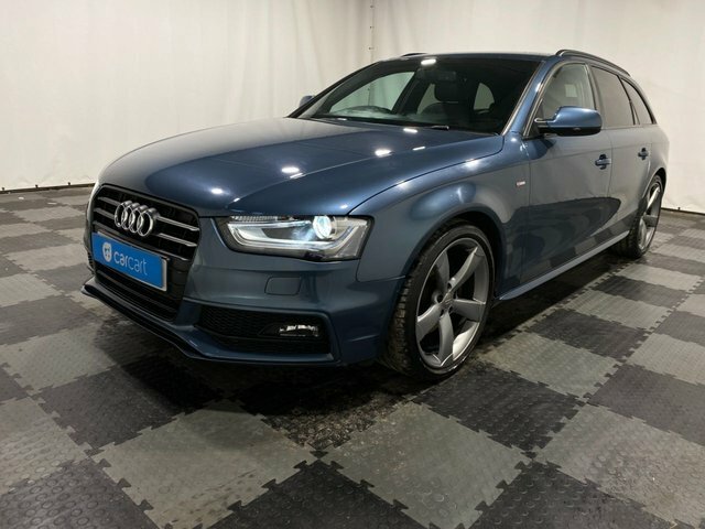 Audi A4 Avant Tdi Black Edition Estate YC15WTR Blue #2