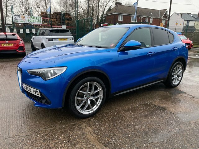 Alfa Romeo Stelvio Td Milano Edizione Suv LX68JVR Blue #4
