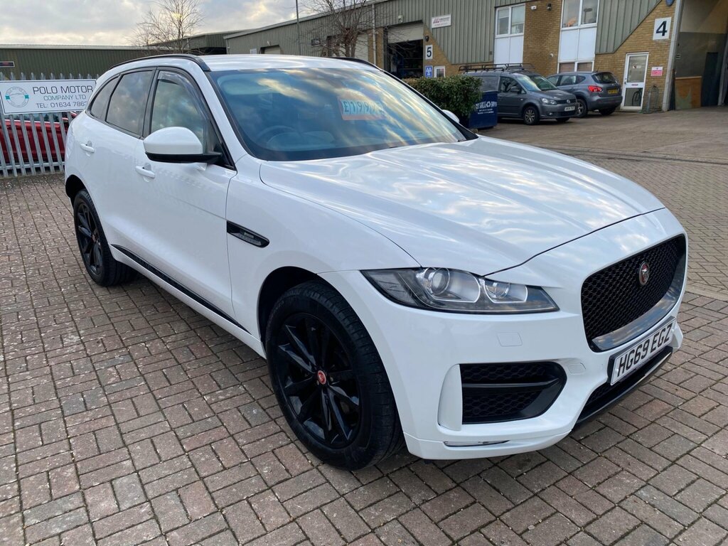 Jaguar F-Pace 2.0 D240 R-sport Awd Euro 6 Ss HG69EGZ White #3