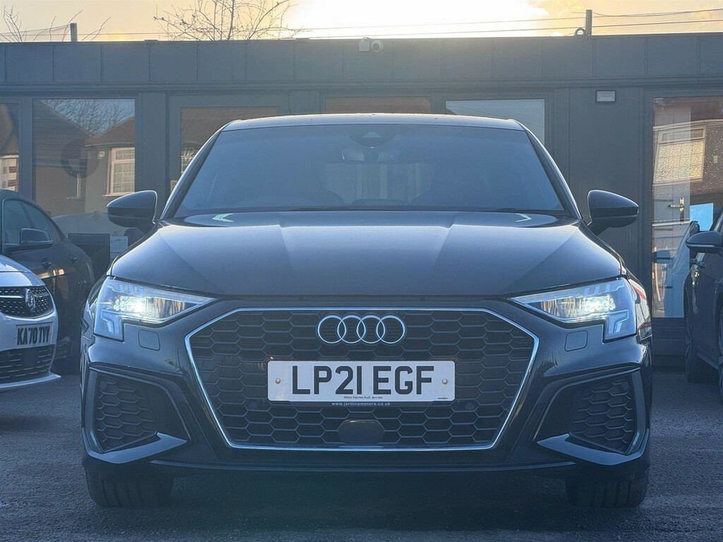 Audi A3 1.0 Tfsi 30 S Line S Tronic Euro 6 Ss LP21EGF Black #2