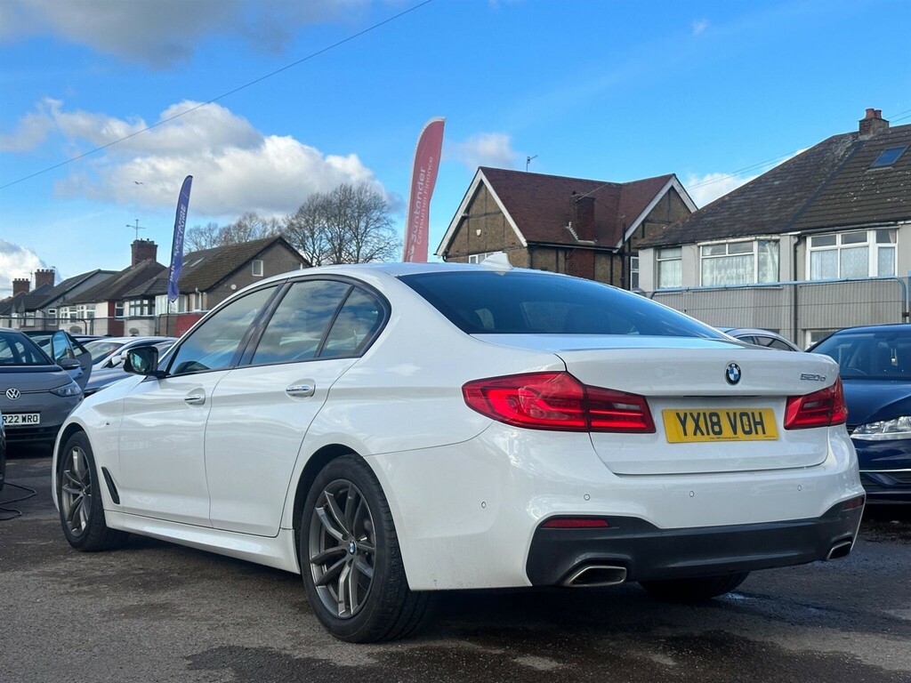 BMW 5 Series 2.0 520D M Sport Euro 6 Ss YX18VOH White #3