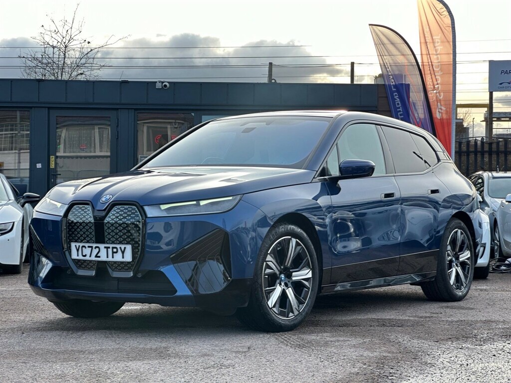 BMW iX 40 76.6Kwh M Sport Edition Suv X YC72TPY Blue #3