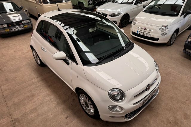 Fiat 500 1.2 Lounge Hatchback Euro 6 S S WM17XCP White #5