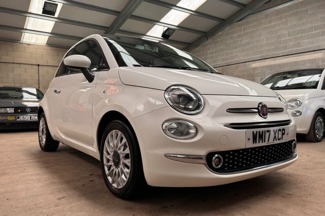 Fiat 500 1.2 Lounge Hatchback Euro 6 S S WM17XCP White #4