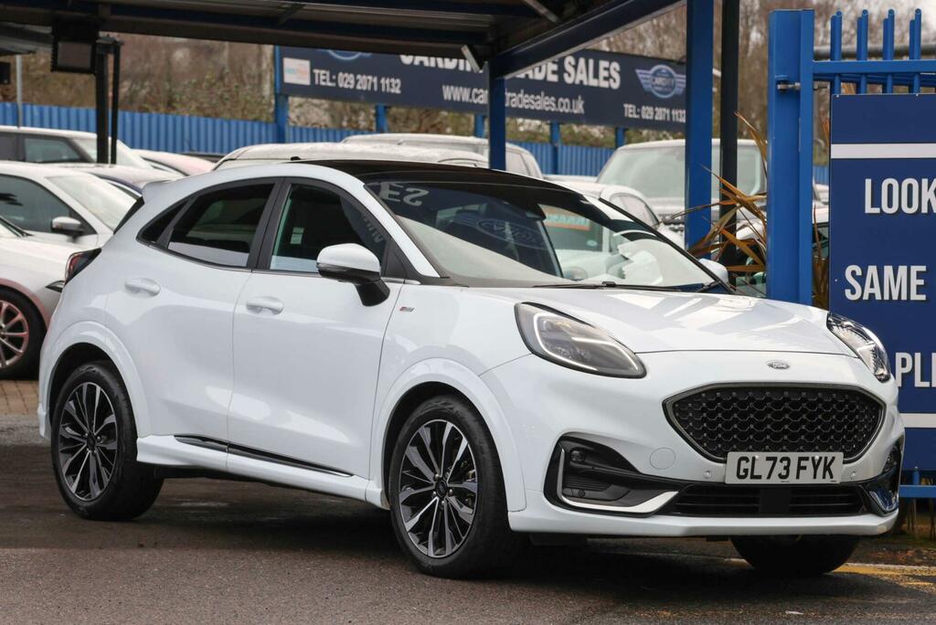 Ford Puma 1.0T Ecoboost Mhev St-line Vignale Euro 6 Ss GL73FYK White #2