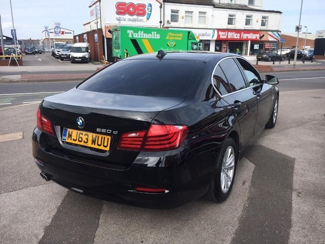 BMW 5 Series Saloon MJ63WUU Black #3