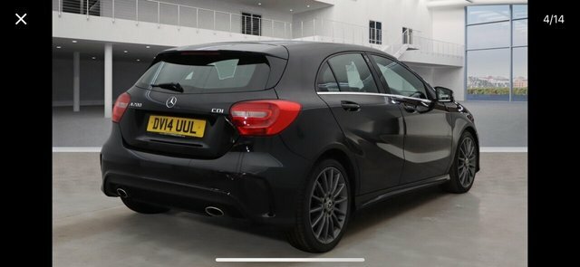 Mercedes-Benz A Class Hatchback DV14UUL Black #4