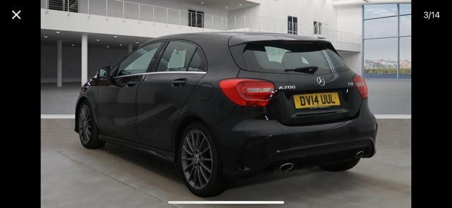 Mercedes-Benz A Class Hatchback DV14UUL Black #3