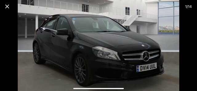 Mercedes-Benz A Class Hatchback DV14UUL Black #2