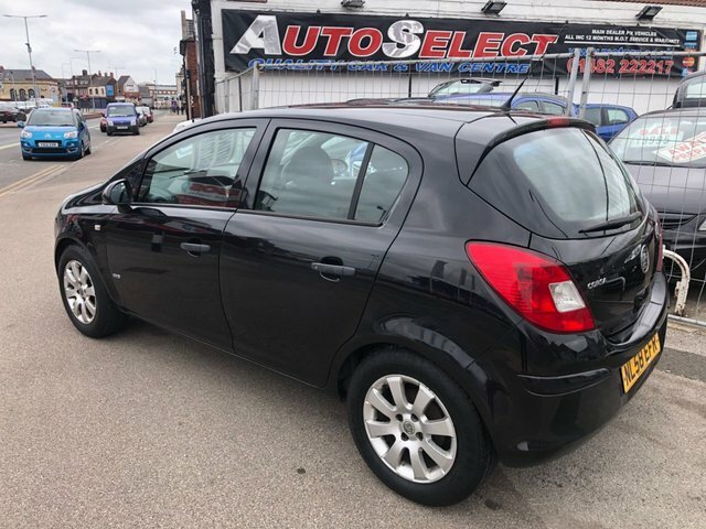 Vauxhall Corsa Hatchback NL58EFR Black #4