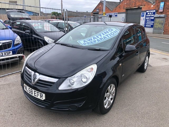 Vauxhall Corsa Hatchback NL58EFR Black