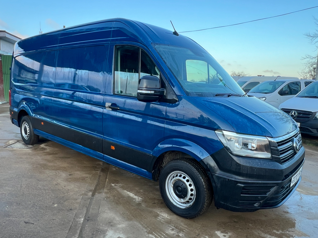 Volkswagen Crafter 2.0 Tdi Cr35 Trendline Panel Van FD70YRA Blue #6