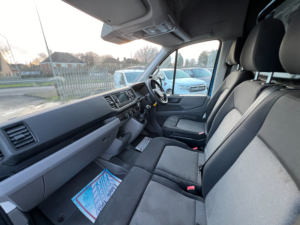 Volkswagen Crafter 2.0 Tdi Cr35 Trendline Panel Van FD70YRA Blue #3