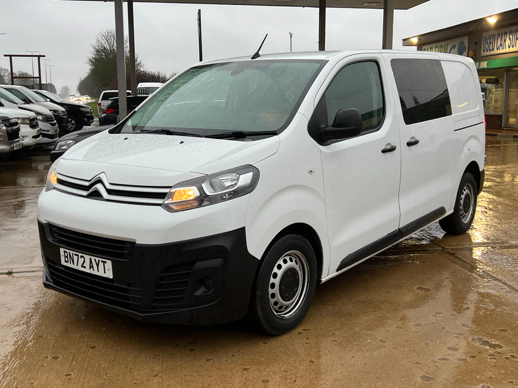Citroen Dispatch 2.0 Bluehdi 1200 Enterprise Pro M Crew Van Double BN72AYT White #6