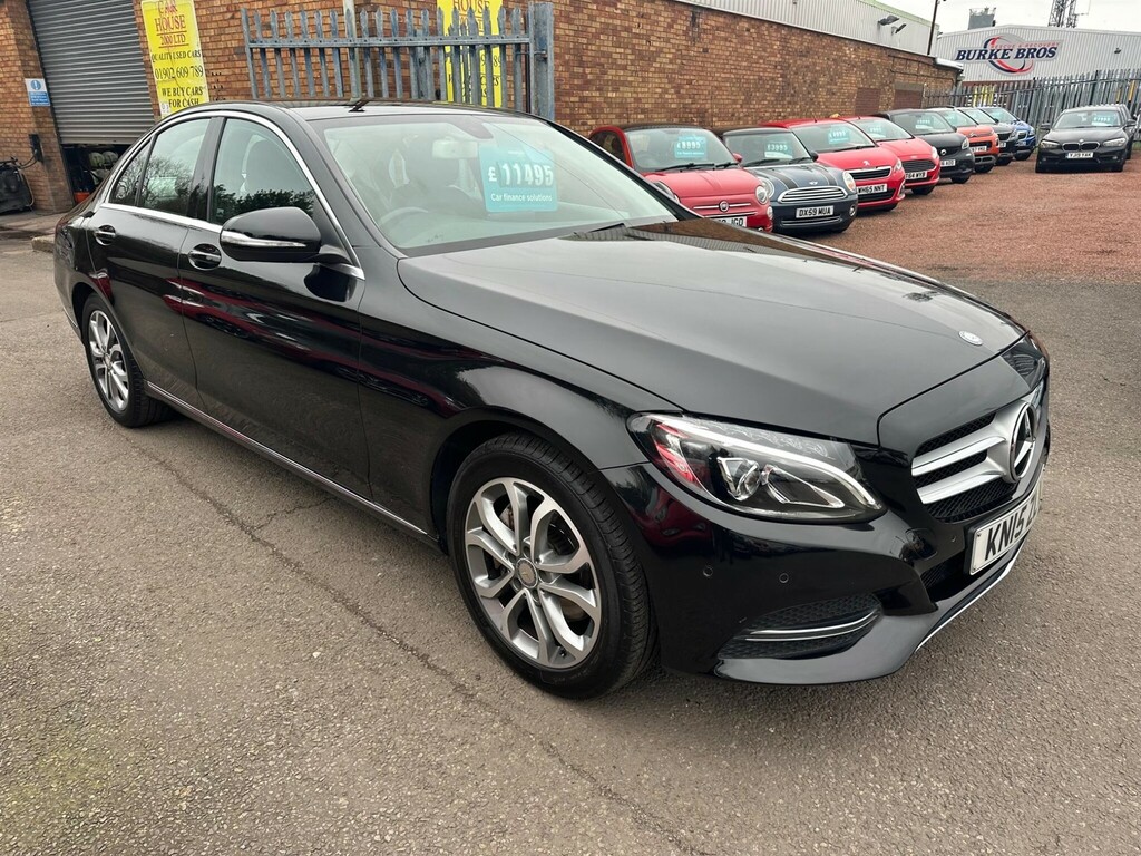 Mercedes-Benz C Class 2.0 Sport 7G-tronic Euro 6 Ss KN15ZLV Black #2