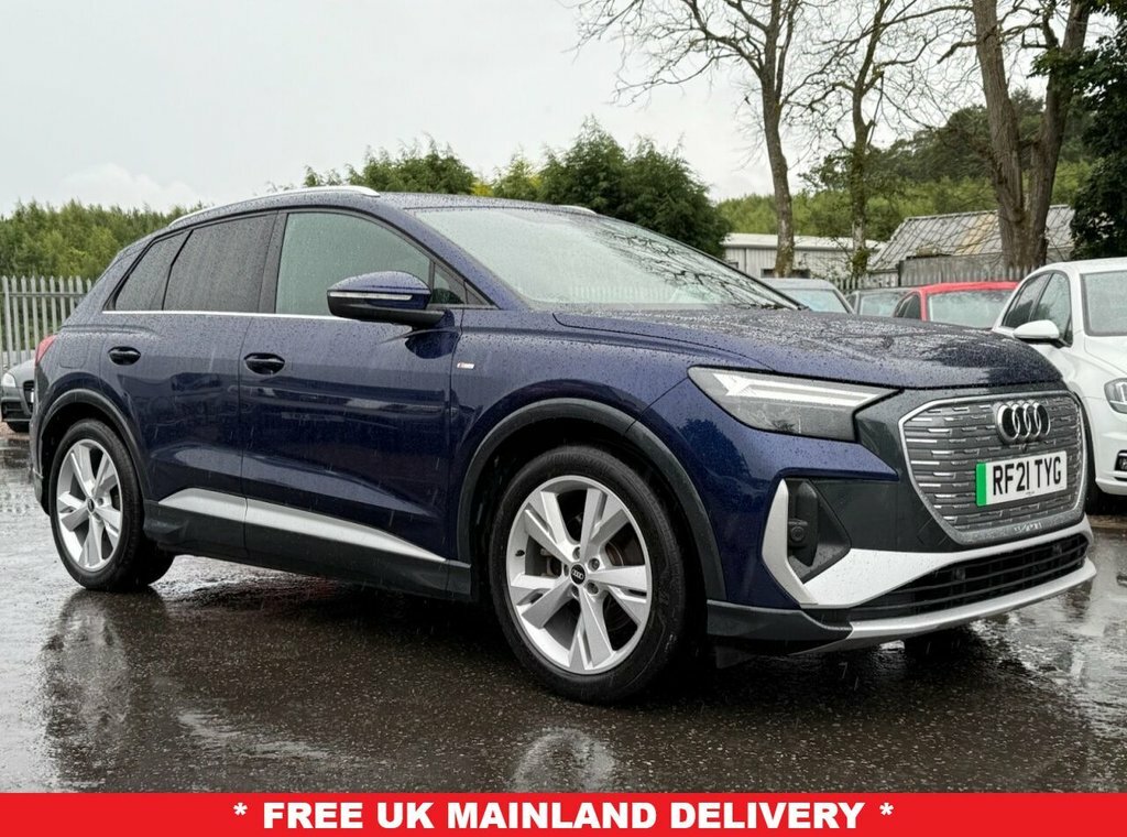 Audi Q4 E Tron Suv Blue