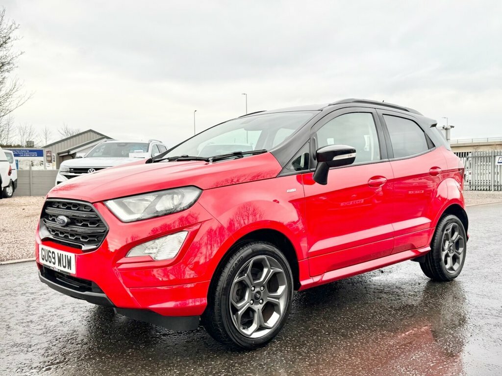 Ford Ecosport 1L St-line GU69WUW Red #3