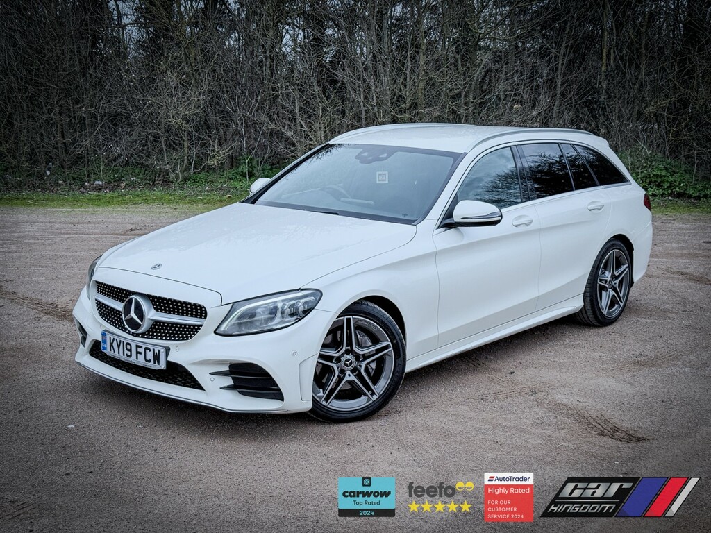 Mercedes-Benz C Class 2.0 C220d Amg Line White