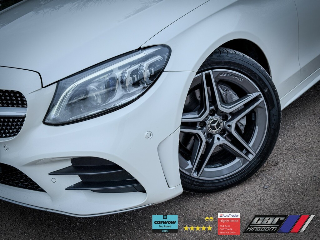 Mercedes-Benz C Class 2.0 C220d Amg Line KY19FCW White #2