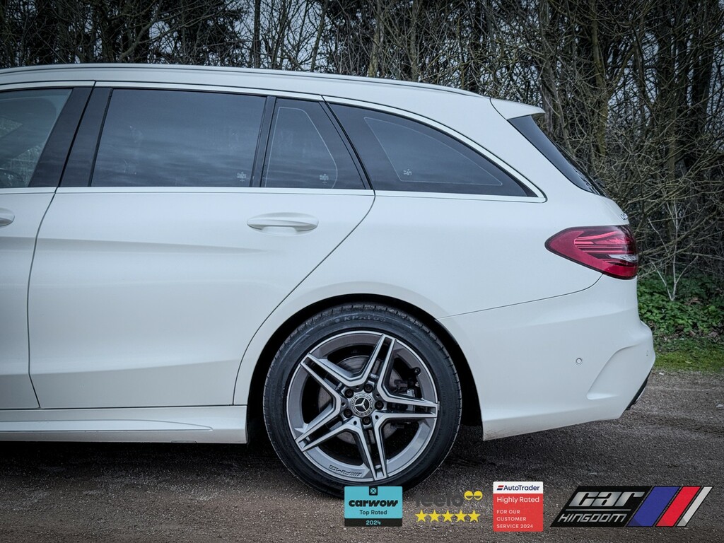 Mercedes-Benz C Class 2.0 C220d Amg Line KY19FCW White #5