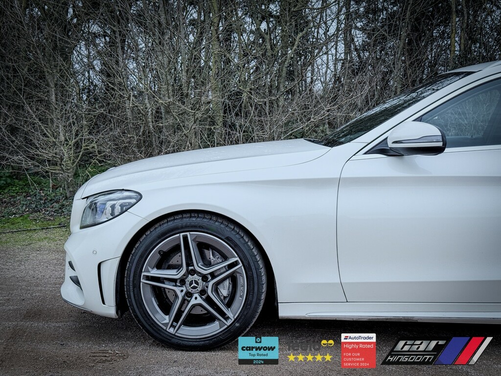 Mercedes-Benz C Class 2.0 C220d Amg Line KY19FCW White #4