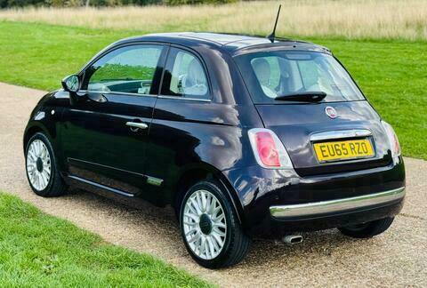 Fiat 500 Lounge Purple #4