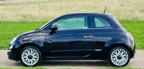 Fiat 500 Lounge Purple #6