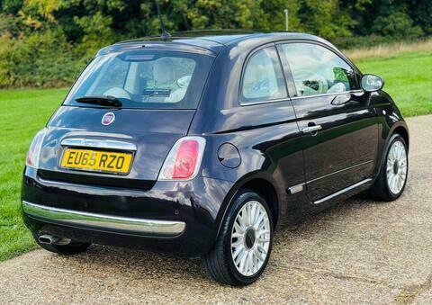 Fiat 500 Lounge Purple #5