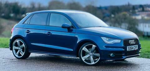 Audi A1 Sportback Tfsi S Line SO64CYF Blue #3