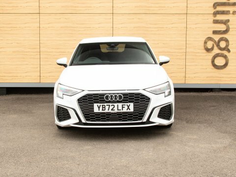 Audi A3 Hatchback YB72LFX White #5