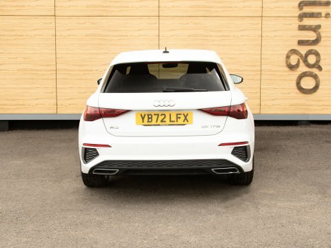 Audi A3 Hatchback YB72LFX White #6
