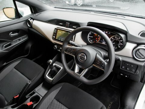 Nissan Micra Hatchback NV71SWN White #4