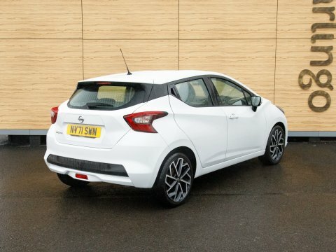 Nissan Micra Hatchback NV71SWN White #2