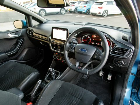 Ford Fiesta Hatchback YE69OCJ Blue #4