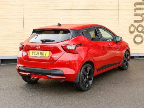 Nissan Micra Hatchback YC21MDV Red #2