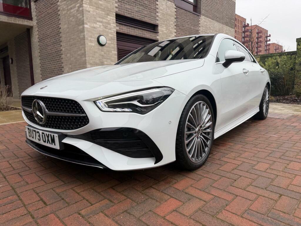 Mercedes-Benz CLA Class 1.3 Cla180h Mhev Amg Line Premium Coupe 7G-dct E White #5