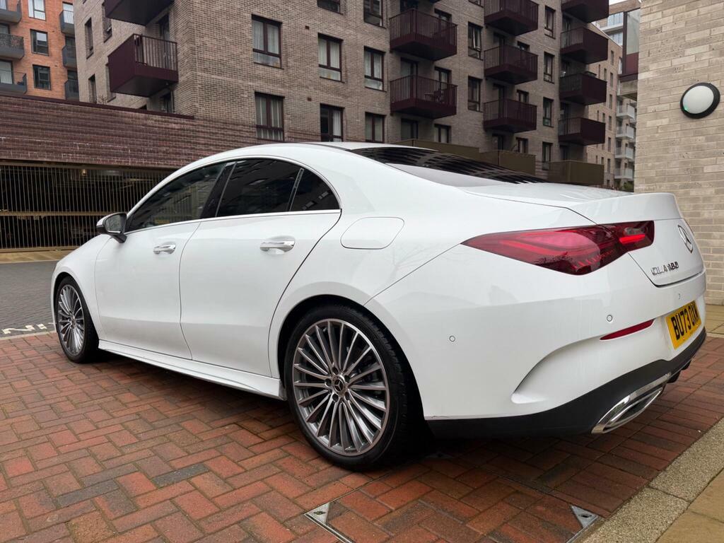 Mercedes-Benz CLA Class 1.3 Cla180h Mhev Amg Line Premium Coupe 7G-dct E White #2