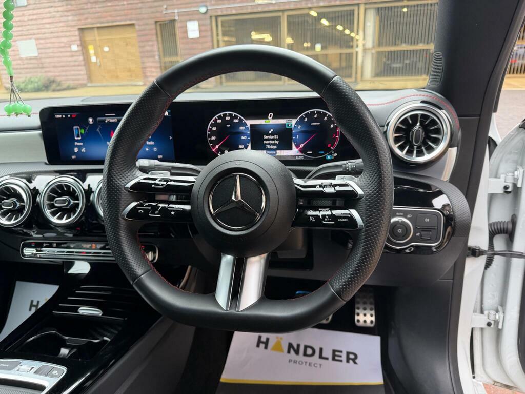 Mercedes-Benz CLA Class 1.3 Cla180h Mhev Amg Line Premium Coupe 7G-dct E White #4