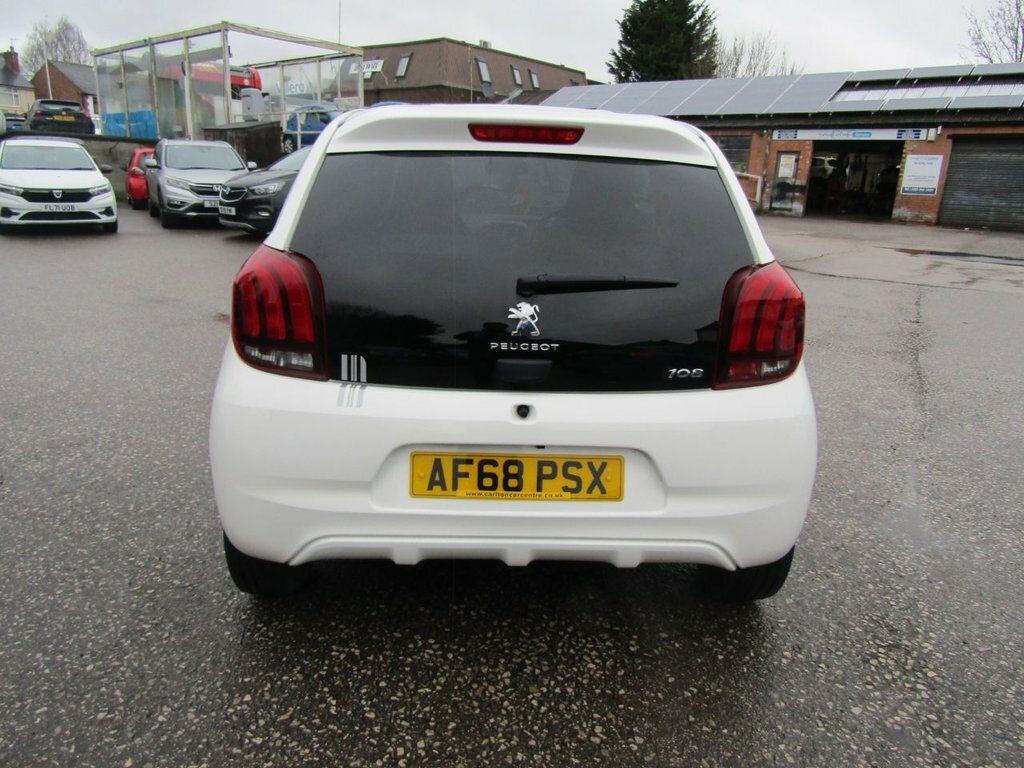 Peugeot 108 1L Collection White #5