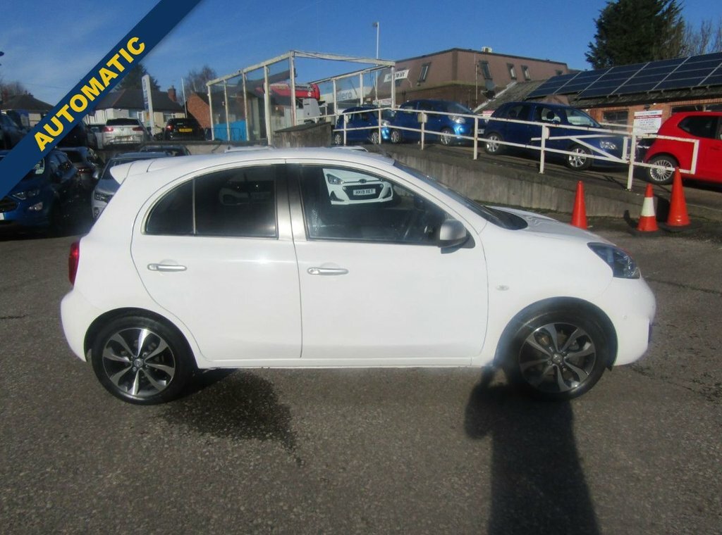Nissan Micra 1L N-tec FE66YTW White #2