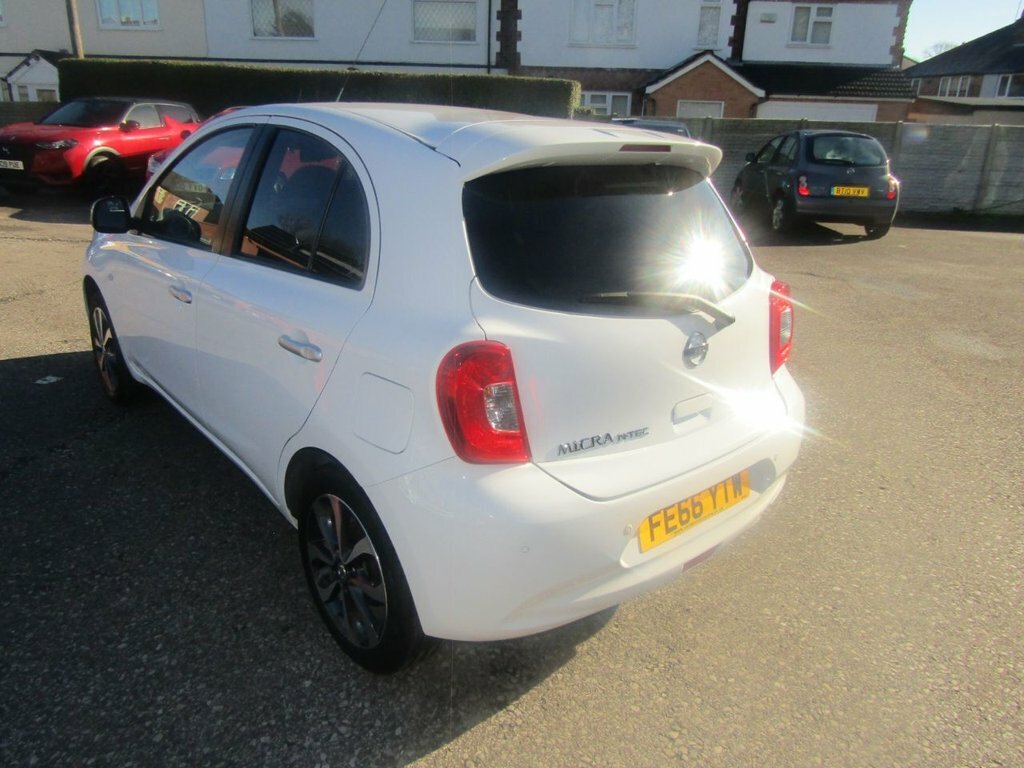 Nissan Micra 1L N-tec FE66YTW White #5