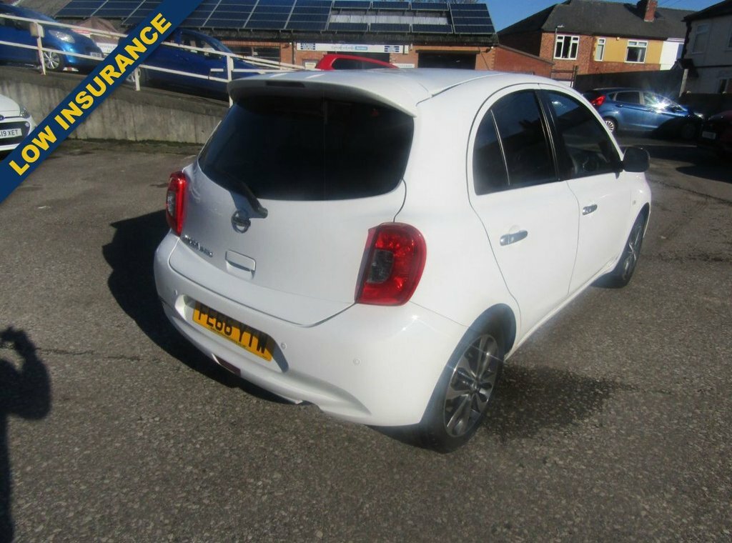 Nissan Micra 1L N-tec FE66YTW White #3