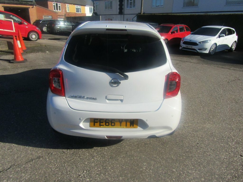 Nissan Micra 1L N-tec FE66YTW White #4