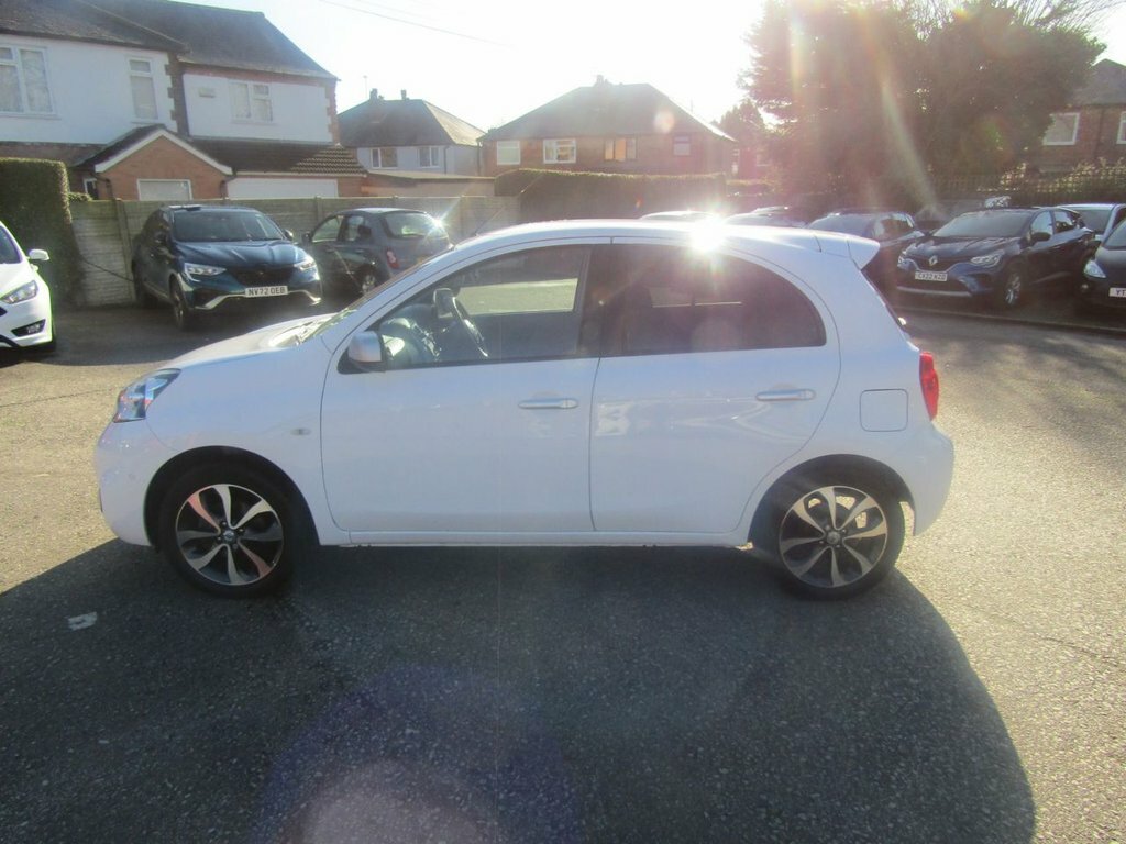 Nissan Micra 1L N-tec FE66YTW White #6
