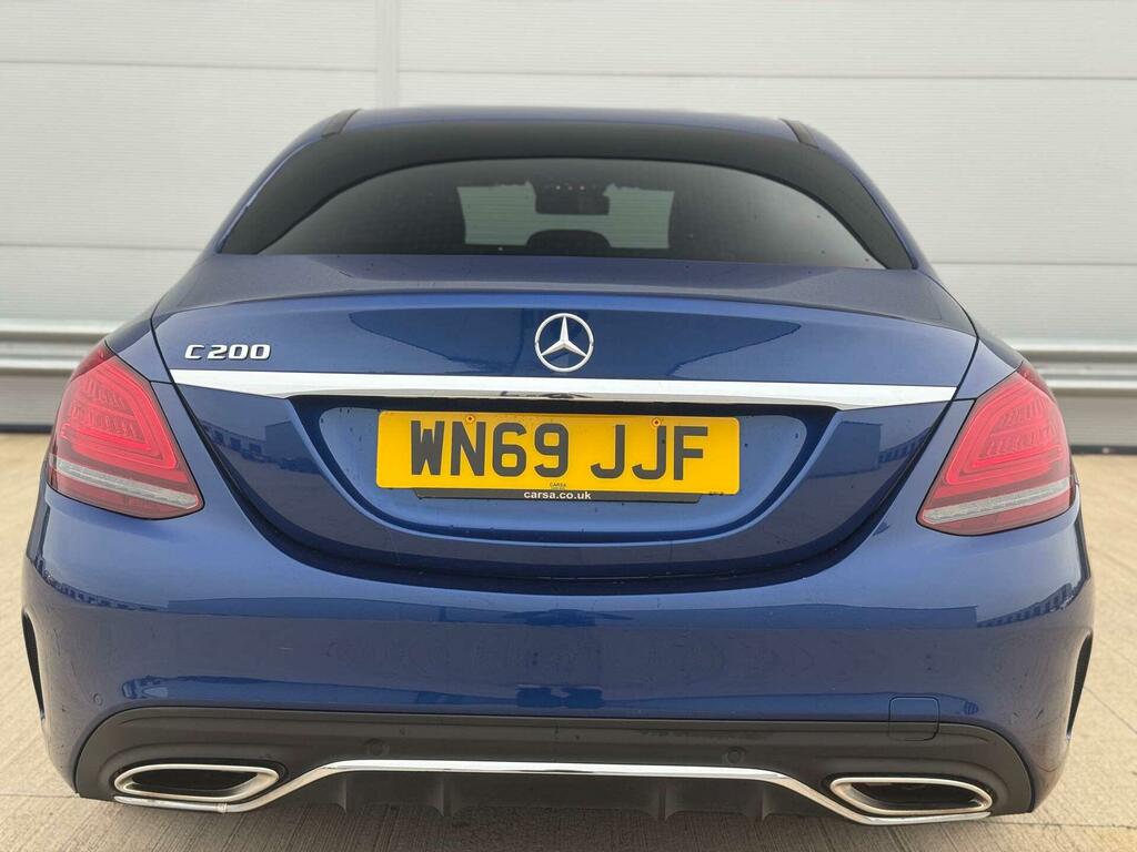 Mercedes-Benz C Class 1.5 C200 Mhev Eq Boost Amg Line Premium G-tronic WN69JJF Blue #6